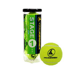 М'ячі для великого тенісу Pro Kennex Starter Green Stage 1 ITF набір 3 шт жовтий в тубусі (AYTB1902), фото 3