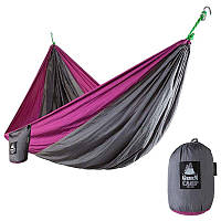 Гамак туристичний сімейний Green Camp "VOYAGE" з парашутної тканини 300х200 см