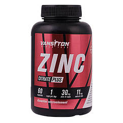 Цинк, 30 мг, 60 капсул, Vansiton