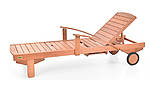 Дерев'яний шезлонг LUXURY MERANTI Poland, фото 3