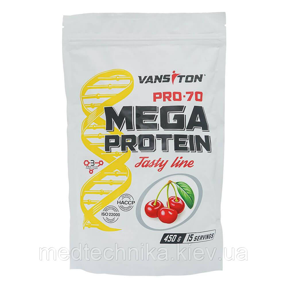 Протеїновий комплекс Pro 70, 450 г, з вишневим смаком, Vansiton