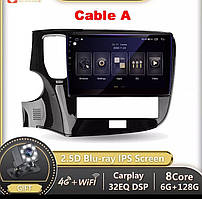 Junsun 4G Android магнітола для Mitsubishi Outlander 3 2012-2019 wifi 6ГБ ОПЕРАТИВНОЇ пам'яті+128 тип А