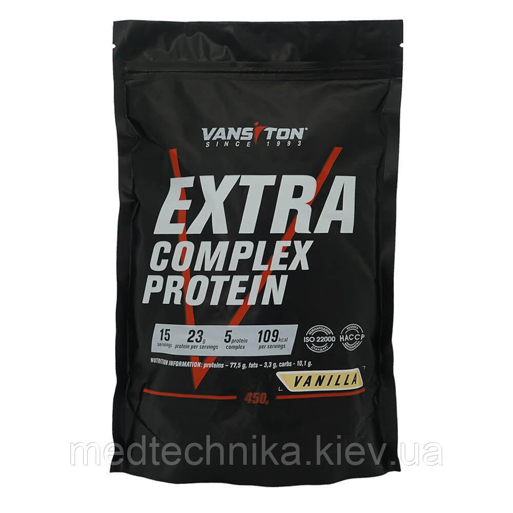 Протеїн ЕXTRA, 450 г, зі смаком ванілі, Vansiton