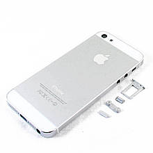 Корпус для Apple iPhone 5, Original, Silver /панель/кришка/накладка /айфон