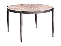 Круглый журнальный столик деревянная столешница Ø 61 x 38 см TOY69-2426