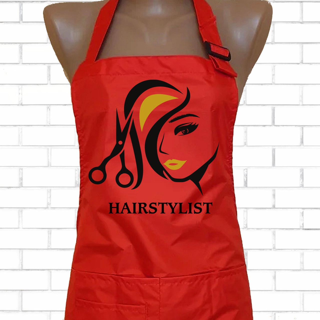Фартух перукарський з принтом "Hairstylist", 5711-ф