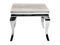 Журнальный столик с мраморной белой столешницей modern barock 60 x 60 x 57 см CT / D306