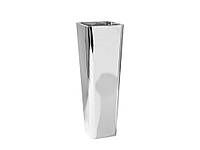 Зеркальный элегантный высокий серебряный цветочный горшок 110 см HT009-3