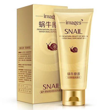 Пінка для вмивання з екстрактом муцину равлики Images Snail Cleanser, 100г, фото 2