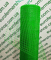 Сетка пластиковая вольерная, ячейка 12х14 мм, рул.2х50 м (черная,зеленая).