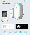Бездротовий водонепроникний дверний дзвінок Earykong Wi-Fi door bell. Tuya / Smart life, фото 5