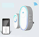 Бездротовий водонепроникний дверний дзвінок Earykong Wi-Fi door bell. Tuya / Smart life, фото 3