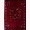 Папка адресна Герб кожзам, тиснення, Бордо, фото 2