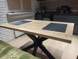 Стіл кухонний Кросс ЛОФТ Метал-Дизайн купити в Одесі, Україні