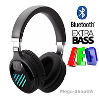 Навушники та гарнітура бездротові Bluetooth блютуз з шумозаглушенням LED M6, MP3 плеєр, FM