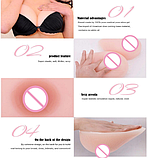 Силіконова накладна груди, груди-ексопротез 0,6 кг. Силіконові накладні груди, фото 2