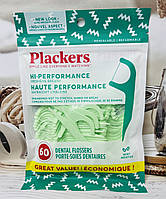 Зубочистки з зубною ниткою з м'ятним смаком Plackers, 60 штук