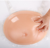 Силіконовий накладний живіт 1 кг 2-4 міс. Обсяг. Накладний живіт із силікону для імітації вагітності, фото 2