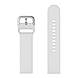 Ремінець CDK для Mobvoi TicWatch E | "S" 20mm Silicone Sport Band Classic (012194) (white), фото 2