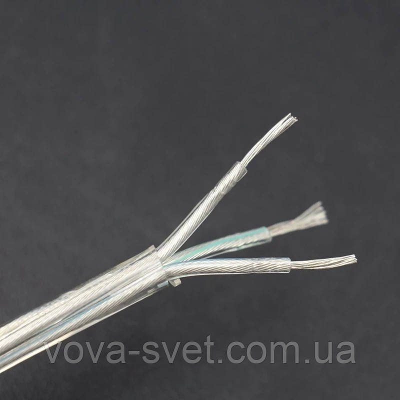 Дріт ПВХ (прозорий) 2×0.75*