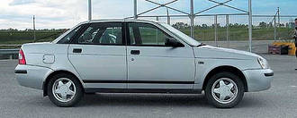 Бічні молдинги на двері ВАЗ 2110 2111 2112 Приора