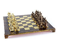 Шахматы Manopoulos "Мушкетеры" коричневые, 44х44см (S12CBRO)