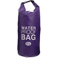 Водонепроницаемый гермомешок Waterproof Bag 10л TY-6878-10, Синий: Gsport Фиолетовый