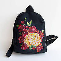 Рюкзак пошитий під вишивку Медова троянда