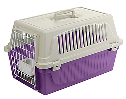 Контейнер перенесення собак і котів Ferplast Atlas (Ферпласт Атлас) 40 x 60 x 38 cm - ATLAS 30, Фіолетовий