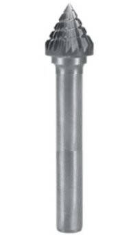 Борфрезы тип "J", зенкер 60°, хвостовик 3,0 мм