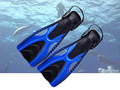 Ласти Aqualung для дайвінгу з відкритою п'ятою S/M Синій