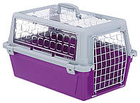 Контейнер переноска для котов и собак Ferplast Atlas Trendy Open (Ферпласт Атлас Тренди Оупен) 32.5 х 48 х h 29 см - ATLAS 10 TRENDY OPEN, Фиолетовый