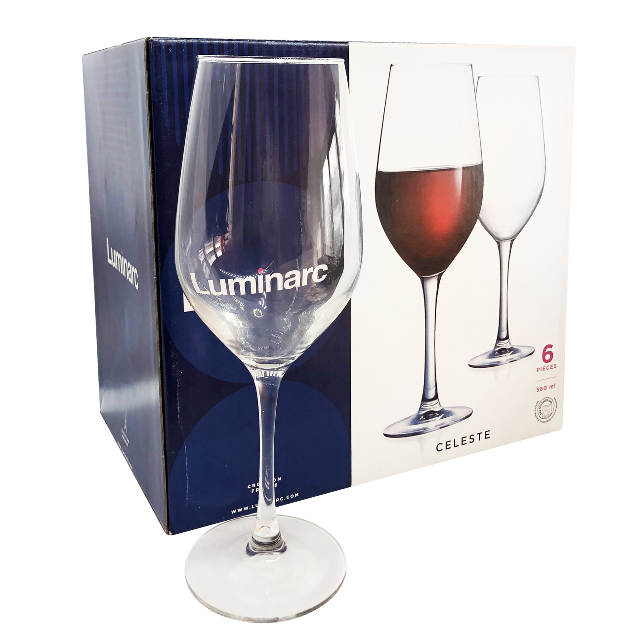 Набір келихів Luminarc Celeste для вина 580 мл 6 шт (L5833)