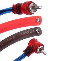 Набір проводів для підсилювача / сабвуфера MDK 8GA повний комплект проводів для підключення, фото 4