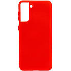 Чохол Silicone Case full для Samsung Galaxy S21 Red, фото 6