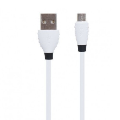 Кабель Hoco X27 Excellen, Micro-USB, 2.4A, White, длина 1,2м, BOX - фото 1 - id-p1401405427