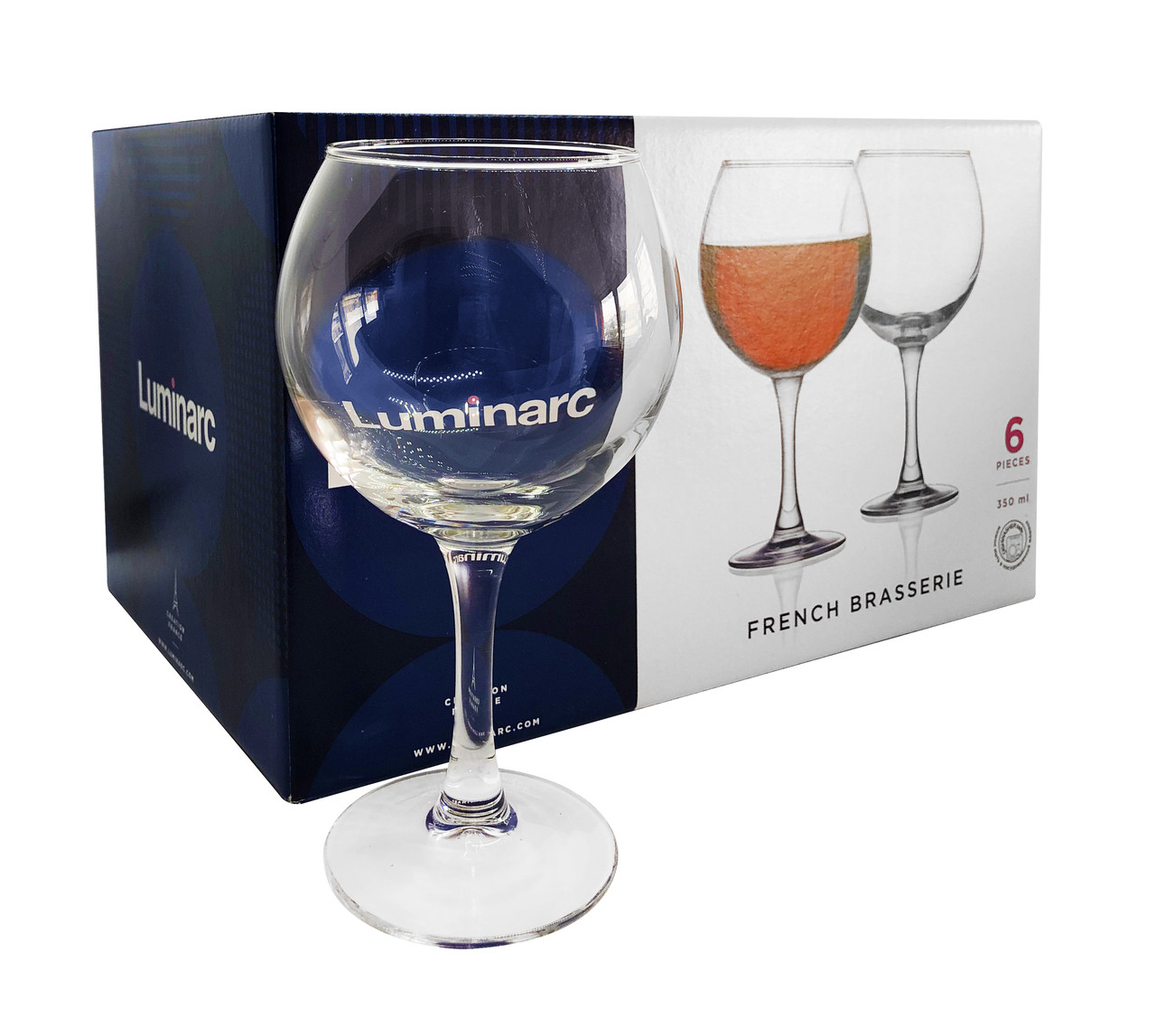 Набір келихів Luminarc French Brasserie 350 мл 6 шт (P1882)