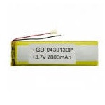 Літій-полімерний акумулятор 4*39*130 mm 3,7V (Li-ion 3.7 В 3000 мА·год)