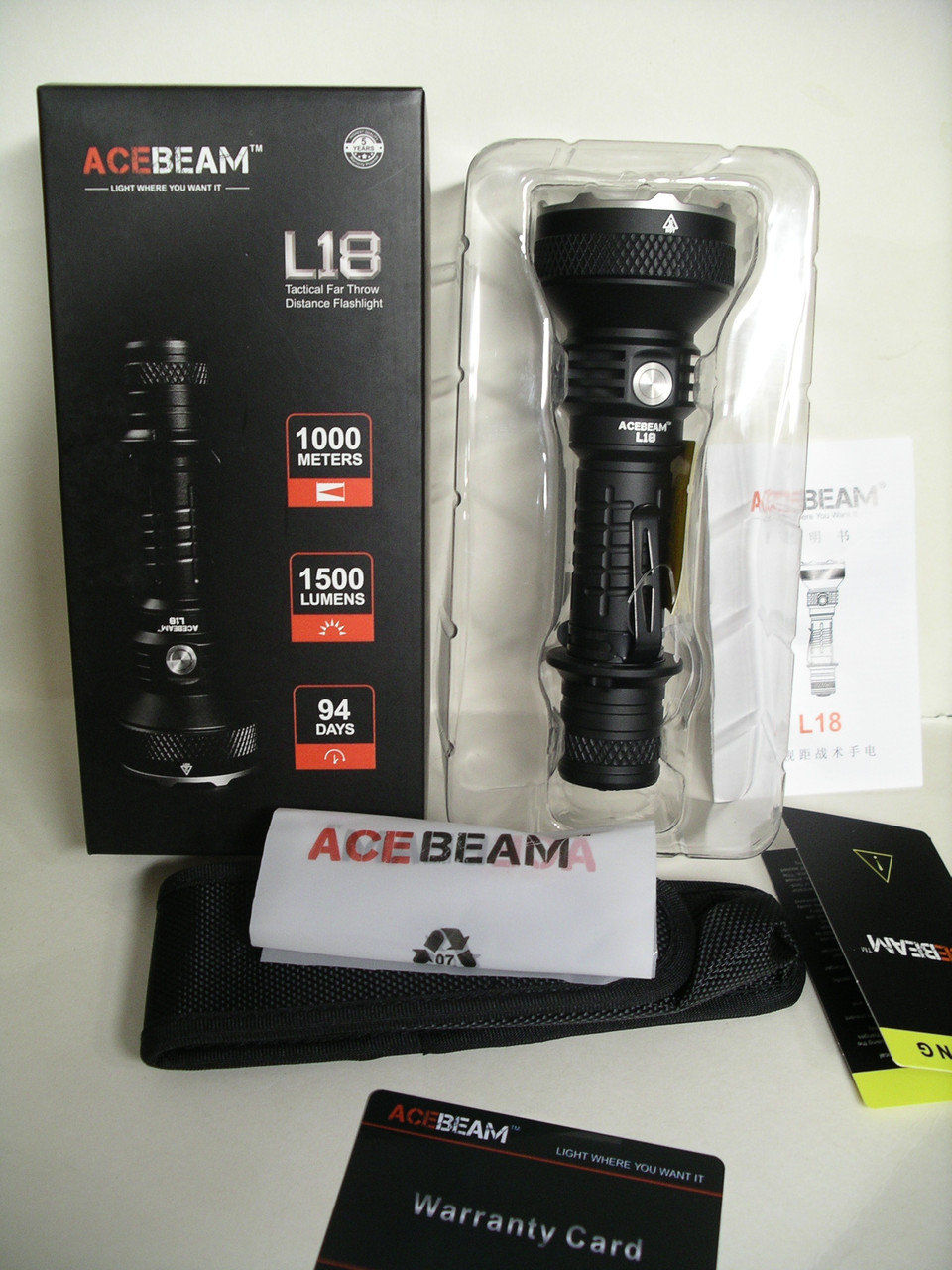 Ліхтар Acebeam L18 тактичне зелене світло