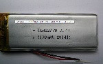 Літій-полімерний акумулятор 4*27*70 mm (Li-ion 3.7 В 700 мА·год)