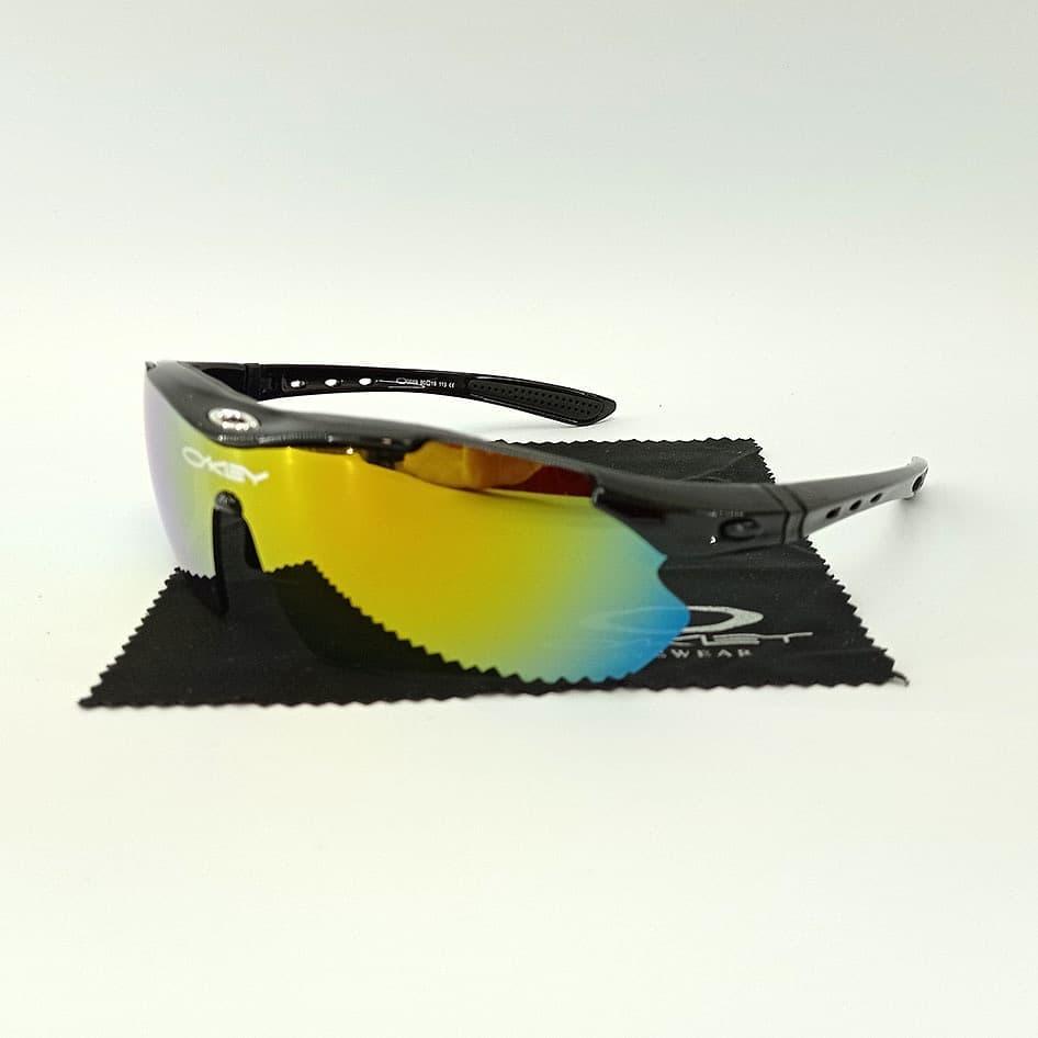 Окуляри тактичні, сонцезахисні з поляризацією Oakley, 5 лінз в комплекті (oakley-5glass)