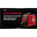 Зварювальний апарат Vitals Professional MIG 2000 Digital, фото 10