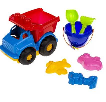 Дитяча іграшка самоскид із набором для пісочниці 0183
