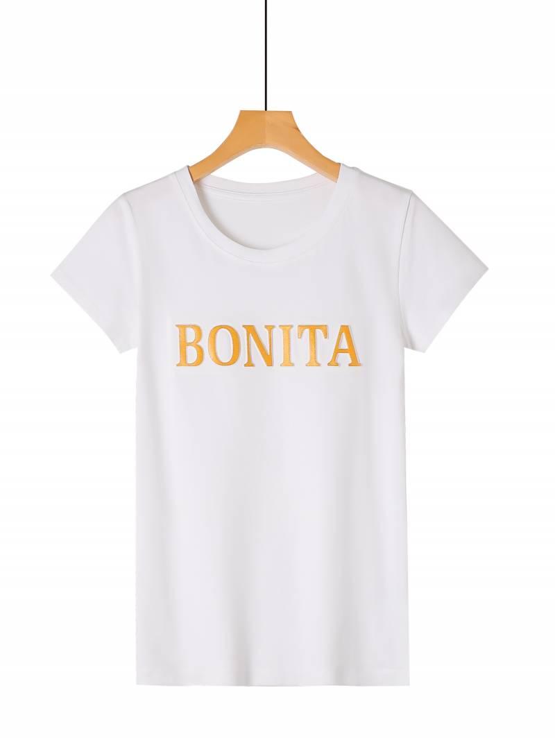 Жіноча біла футболка BONITA