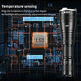 Потужний тактичний ліхтар з зумом WUBEN L60 (1200LM, USB, Cree XP-L2 V6 LED, IP68, Акумулятор 18650*2600mAh), фото 3