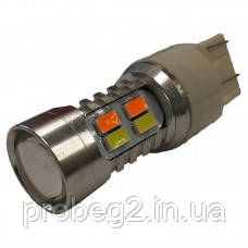 12 v 7443 10 smd 5730 білий + 10 smd 5730 жовтий двоколірна 450 lm