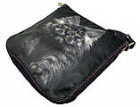 Джинсова сумка з котом МЕЙН КУН 4, фото 2