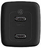 Зарядний пристрій Baseus GaN2 Lite швидкий зарядний пристрій 65W (2 Type-C), фото 9