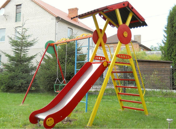 Купить Игровой Комплекс Стандарт М2(Качели, Горка, Башня, Труба ...