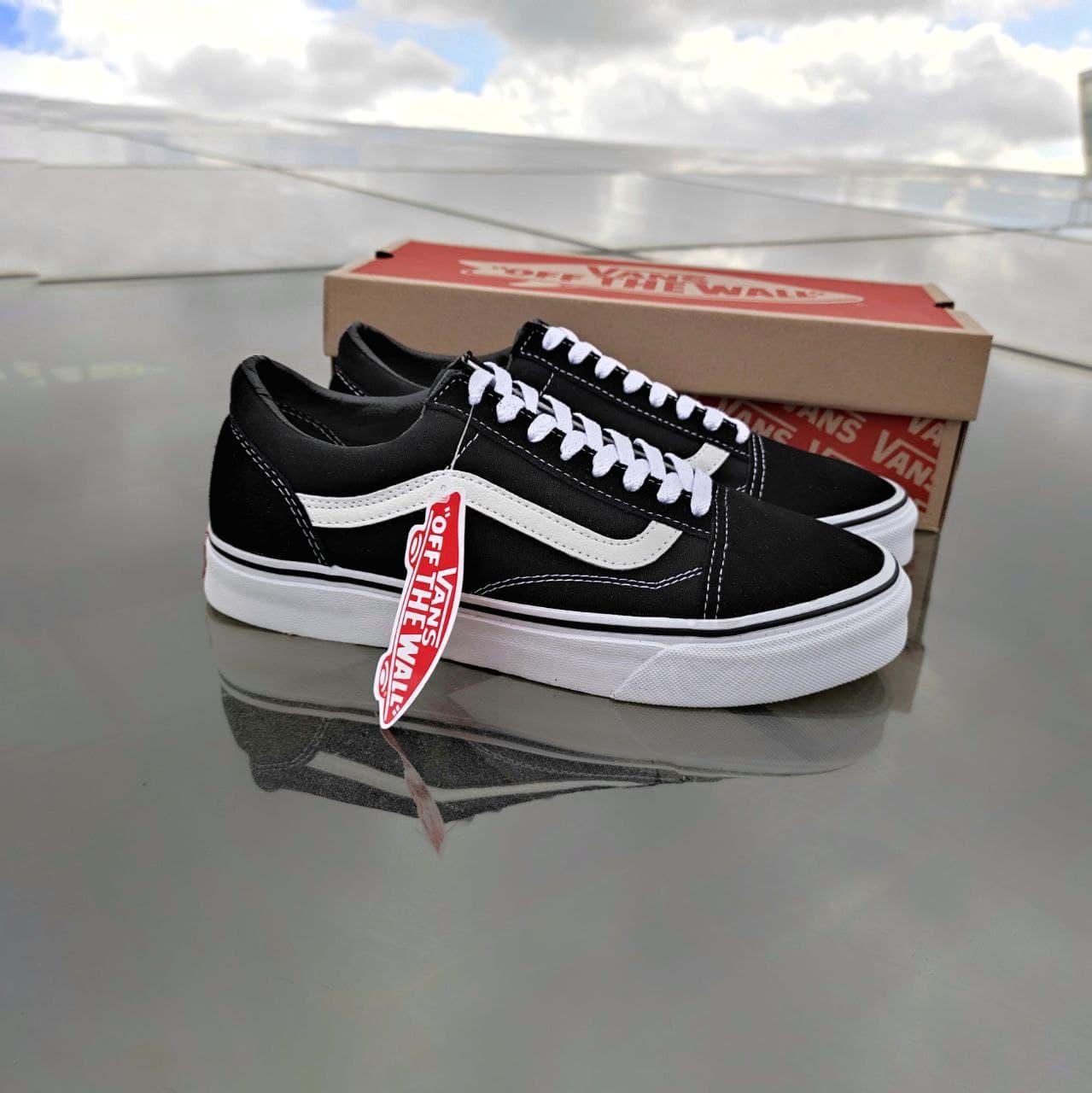 Vans Old Skool Black / White кеди кросівки чорно-білі унісекс 41- 44,5 р 2023